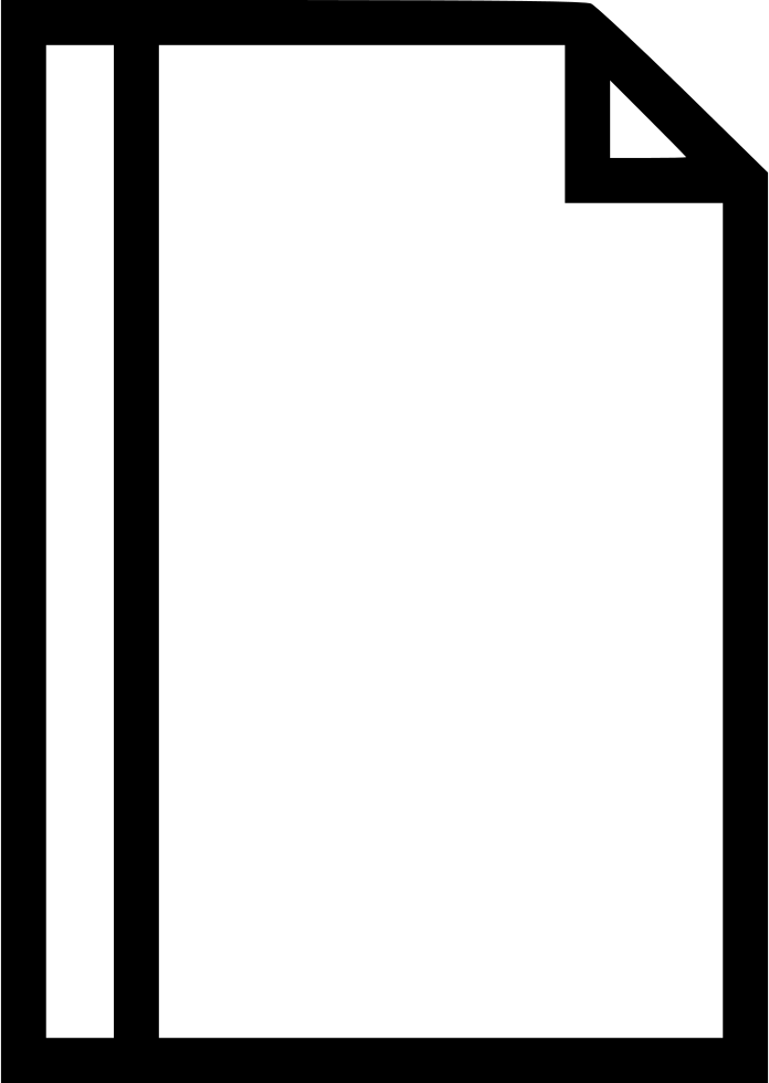 Page Borders I - Black-and-white (696x980), Png Download