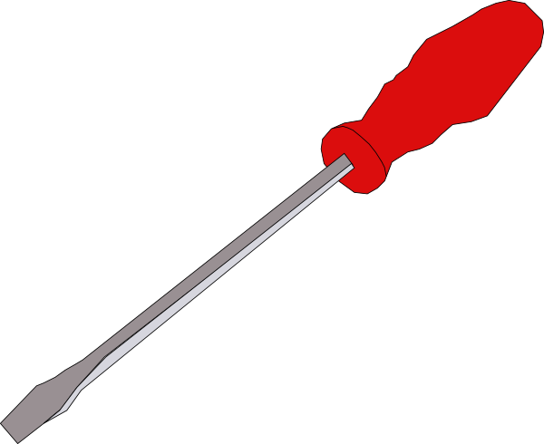 Small - Red Screw Driver (600x490), Png Download