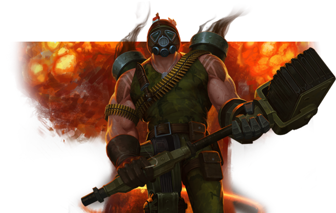 Full Metal Vulcan - Smite Vulcan Full Metal (679x425), Png Download