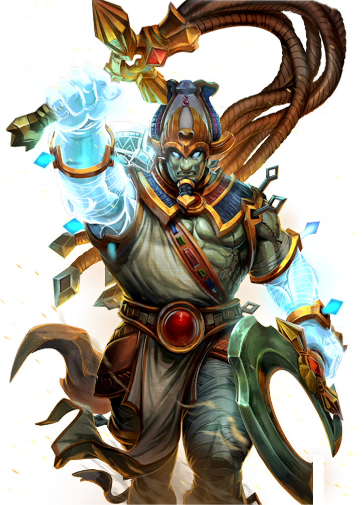 Smite - Smite Hd Osiris (726x1005), Png Download