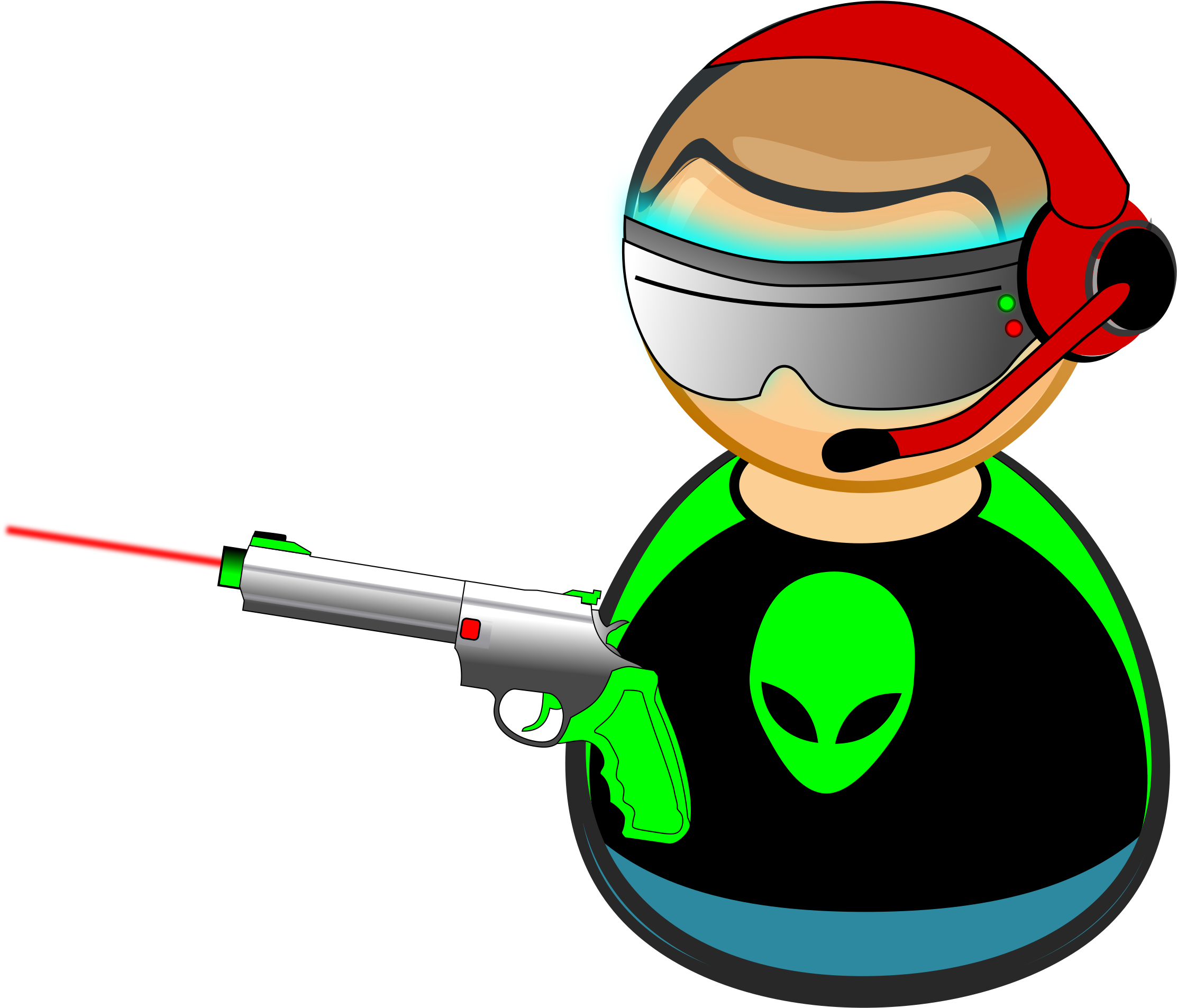 This Free Icons Png Design Of Vr / Computer Gamer (2400x2040), Png Download