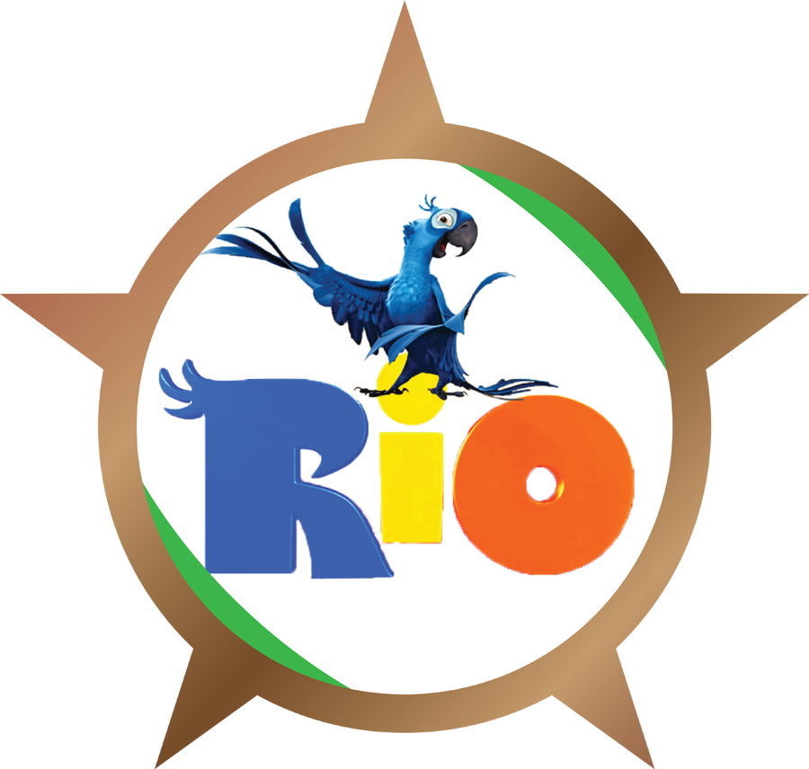 Bronze Badge - Gamer - Rio 2: One Big Blue Family By Catherine Hapka (900x856), Png Download