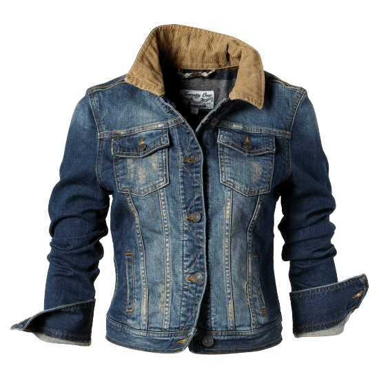 Denim Jacket - Jean Jacket (550x550), Png Download