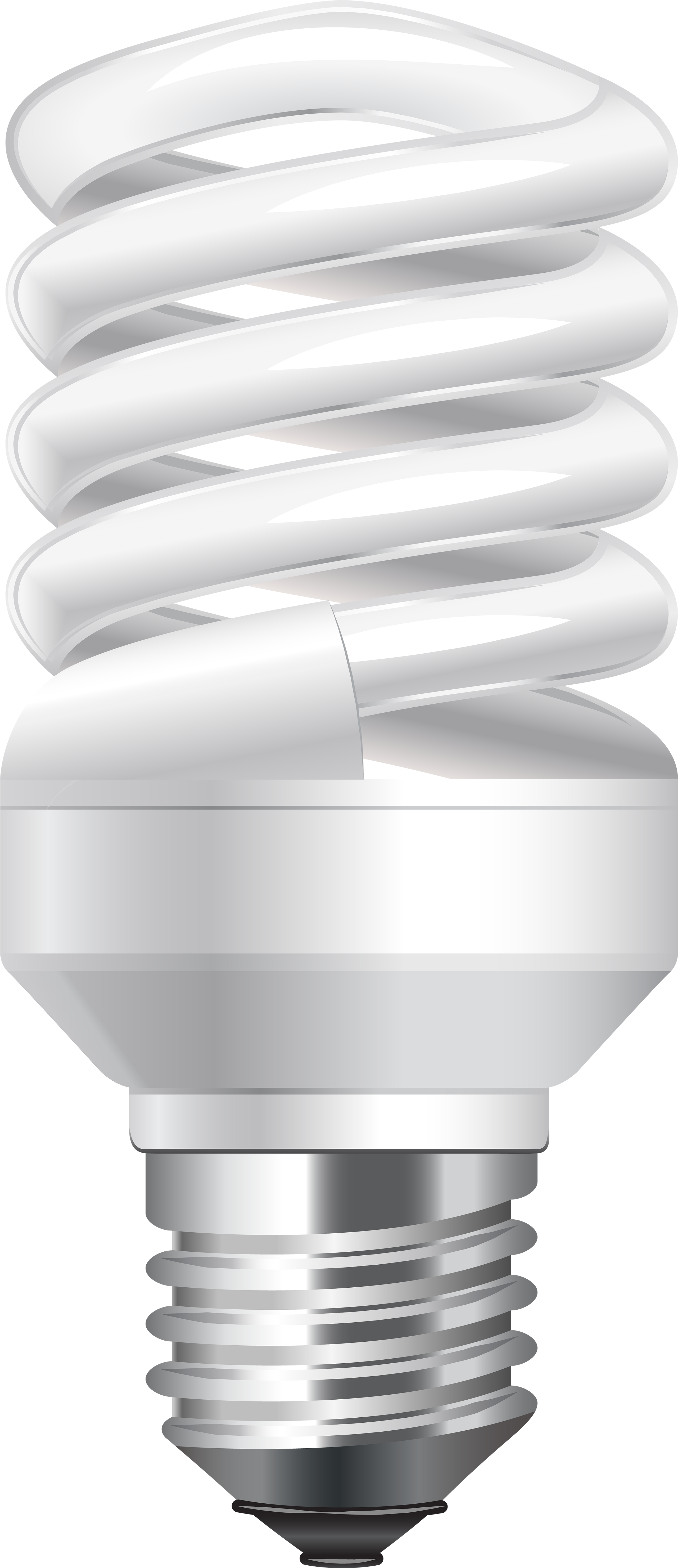 Energy Saving Bulb Png Clip Art - Energy Saver Bulb Png (2653x6000), Png Download