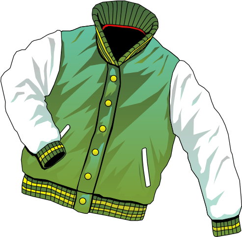 Clothes - Jacket Clipart (500x488), Png Download