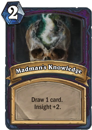 Next The Ritual Material Cards - Hearthstone Fan Made Hero Cards (400x543), Png Download