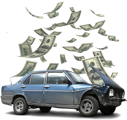 If You Have A Junk Car That You're Ready To Sell, You've - 100 Dollar Bills Falling (450x450), Png Download
