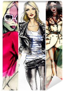 Beautiful Woman - Art Print: Ismagilova's Beautiful Woman . Watercolor (400x400), Png Download