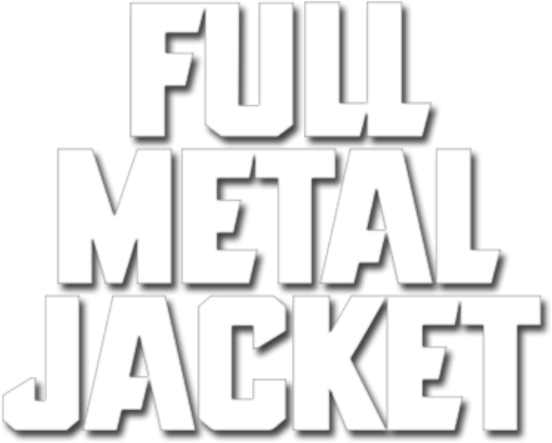 Full Metal Jacket Movie Logo - Full Metal Jacket Logo (1920x1515), Png Download