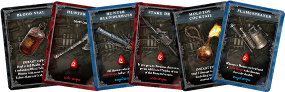 Bloodborne The Card Game Cards - Bloodborne Card Game Cards (600x200), Png Download