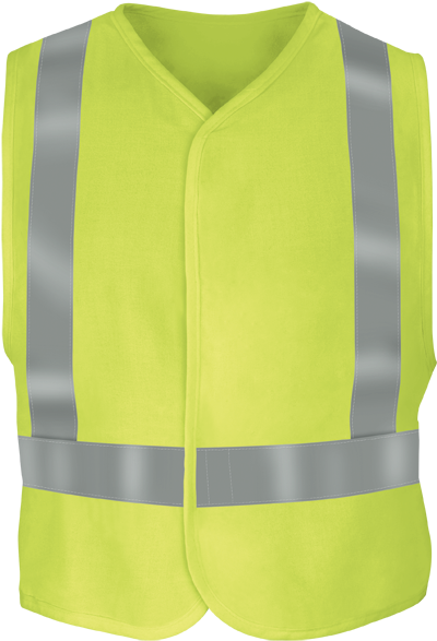 Vest Png Transparent Picture - Bulwark Hi-visibility Flame-resistant Safety Vest (600x600), Png Download