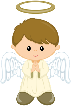 Vector Freeuse Library Angel Boys Minus Pinterest Clip - Angel Boy Clipart (286x423), Png Download
