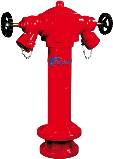2 Way Fire Hydrant - Pillar Type Fire Hydrant (400x561), Png Download