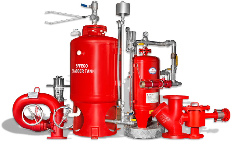 Extinguishing & Suppression Systems - Sffeco Fire Gas Suppression System (900x494), Png Download