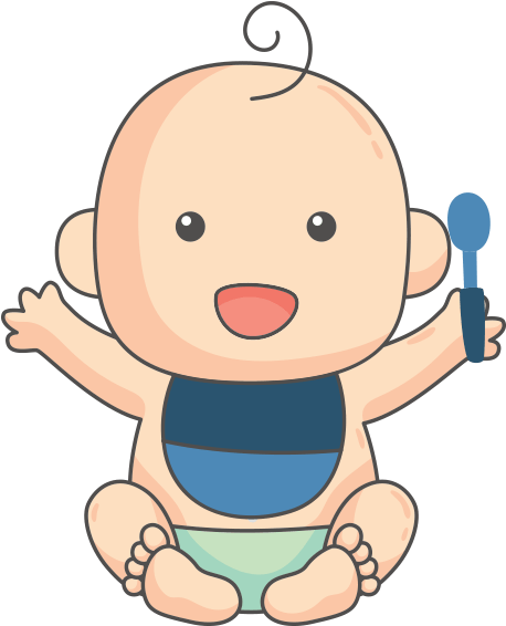 Alimentación Del Bebe - Bebe Caricatura Png (600x600), Png Download