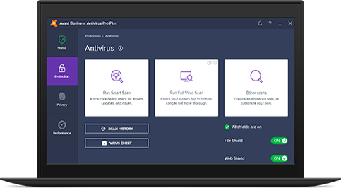 Light On Resources, Heavy On Threats - Avast Business Antivirus Pro (483x266), Png Download