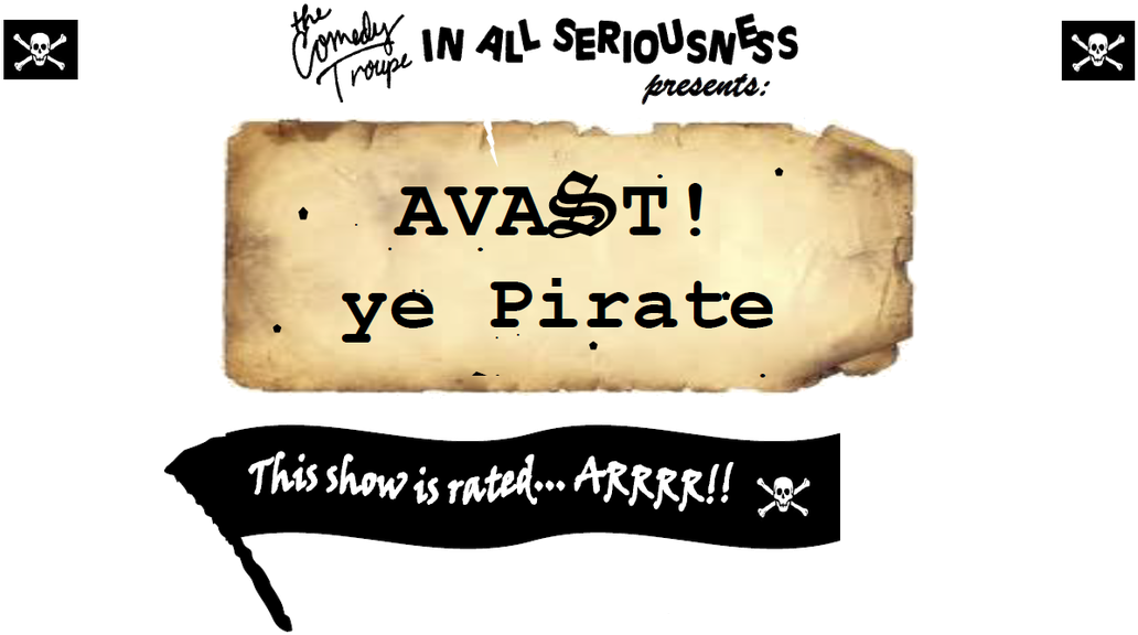 Avast Ye Scurvy Land Lubbers You've Been Shang Hai - Calligraphy (1100x613), Png Download