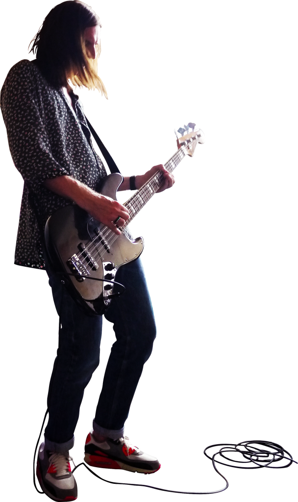 Playing Bass Png Image - People Playing Music Photoshop (608x1024), Png Download