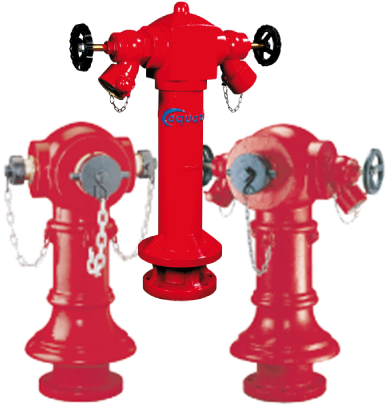 Our Bs750 Fire Hydrant Have An Excellent Quality Since - 3 Way Pillar Hydrant (401x418), Png Download