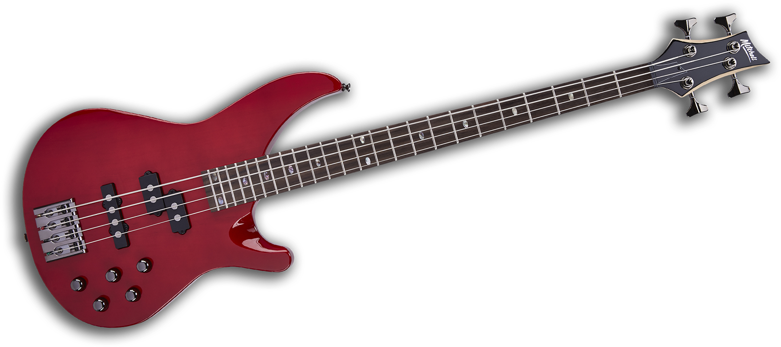 Bass Transparent Red - Mitchell Bass Mb200 (1600x721), Png Download