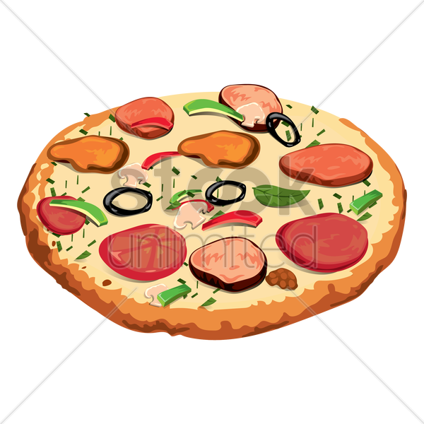 Pizza (600x600), Png Download