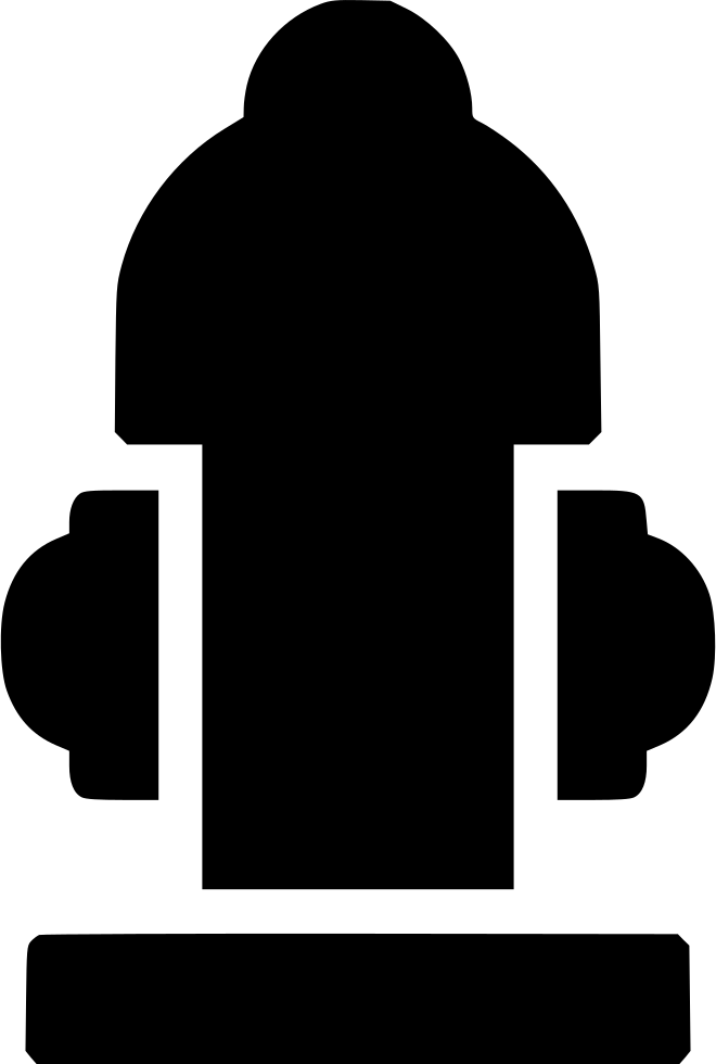 Fire Hydrant - - Silhouette (660x980), Png Download