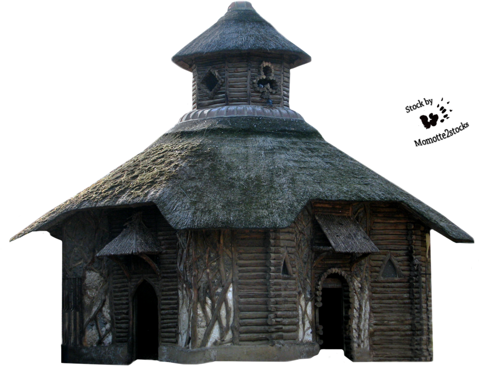Free Wooden House Png Pic - Wood House In Png (1012x789), Png Download