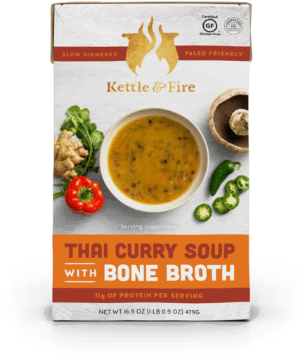 Thai Curry Soup - Broth (500x600), Png Download