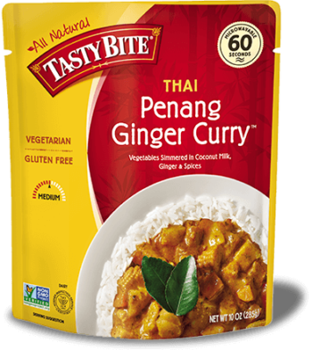 Thai Penang Ginger Curry Package - Tasty Bite (350x393), Png Download