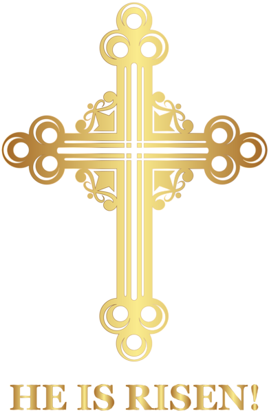 Easter Cross Png Clip Art Image - Easter Cross Png (391x600), Png Download