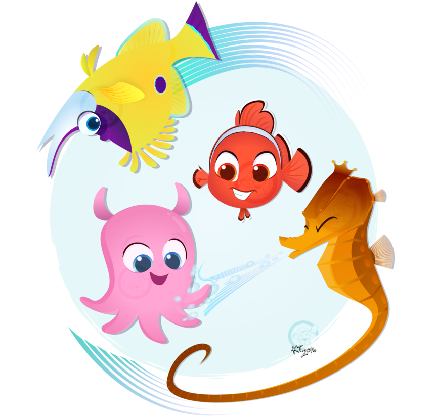 Friend Clipart Finding Dory - Fronds Like These (863x925), Png Download