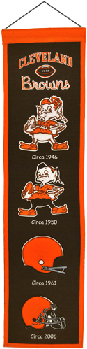 Nfl Heritage Banner, Cleveland Browns (500x500), Png Download