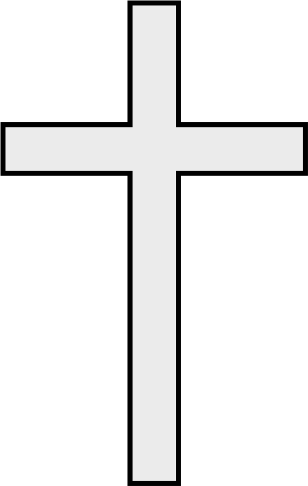 Cross Clip Basic - Cross Illustration (662x1024), Png Download