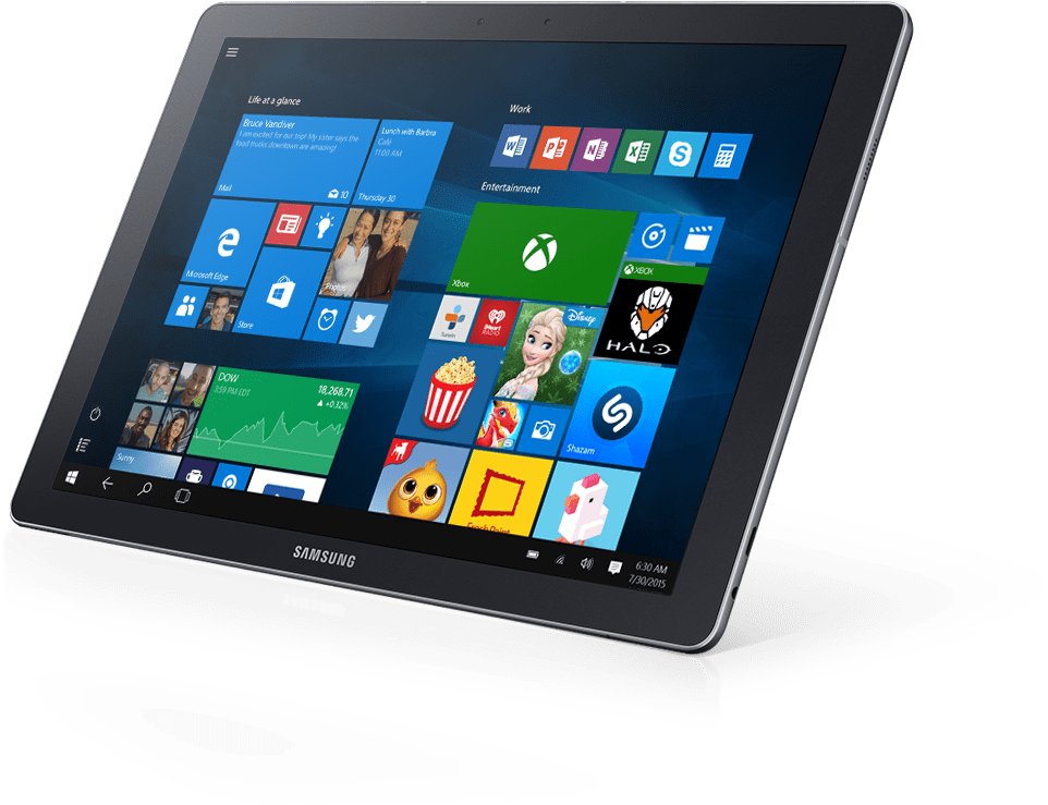 The Galaxy Tabpro S Is The Only Device You'll Need - Samsung Notebook 7 Spin Np740u5l-y04us 15.6 Inch Intel (1365x795), Png Download