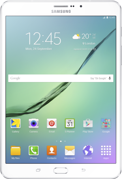 Samsung Galaxy Tab S2 T813 - Samsung Galaxy Tab S2 - Wi-fi - 32 Gb - White - 8" (1000x667), Png Download