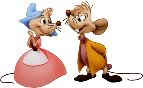 Picture Library Cinderella Clipart Mouse - Cinderella Jaq And Perla (507x314), Png Download