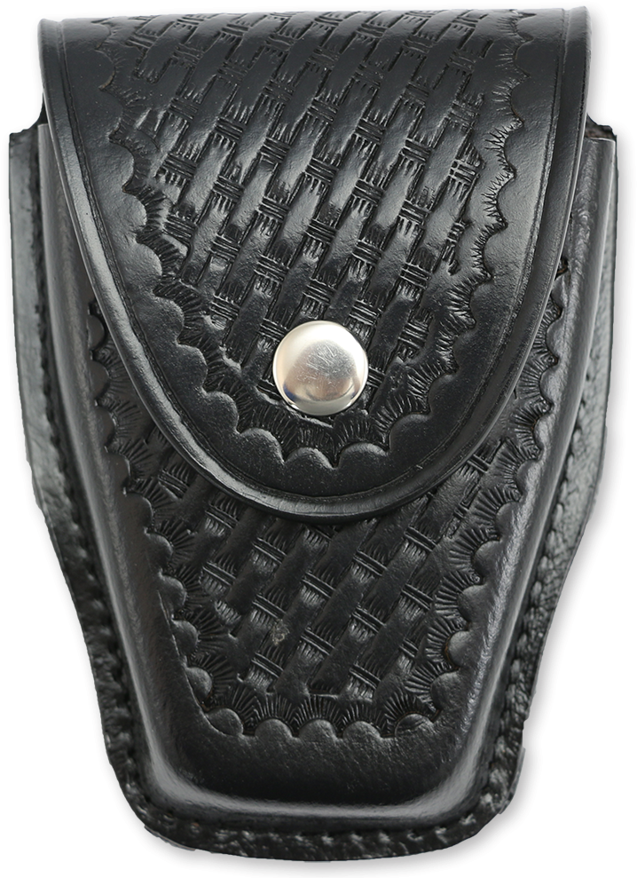 First Class Basket Weave Genuine Leather Handcuff Holder - Hook-and-loop Fastener (1500x1000), Png Download