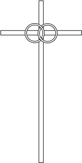 Line Art Cross - Clip Art (424x600), Png Download