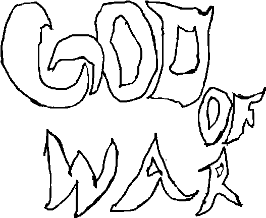 God Fo War Coloring Page - Desenhos De God Of War Para Colorir (600x470), Png Download