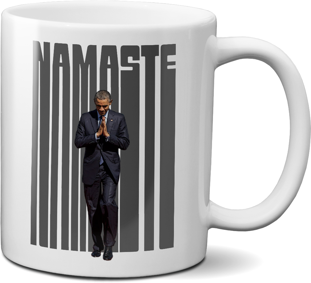 I Love Barack Obama Namaste Mug - Caneca Personalizada Grey's Anatomy (1200x1200), Png Download