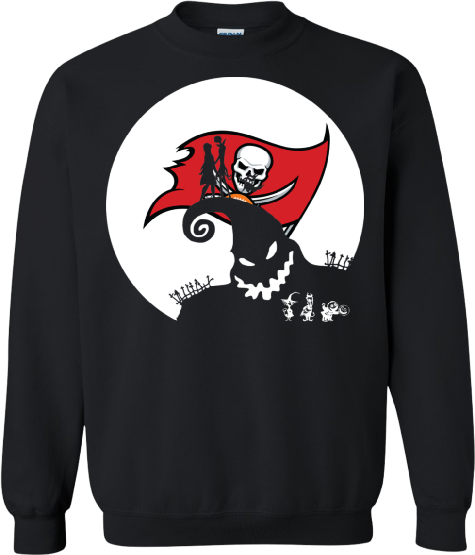Jack Skellington And Sally Tampa Bay Buccaneers Halloween (1155x1155), Png Download