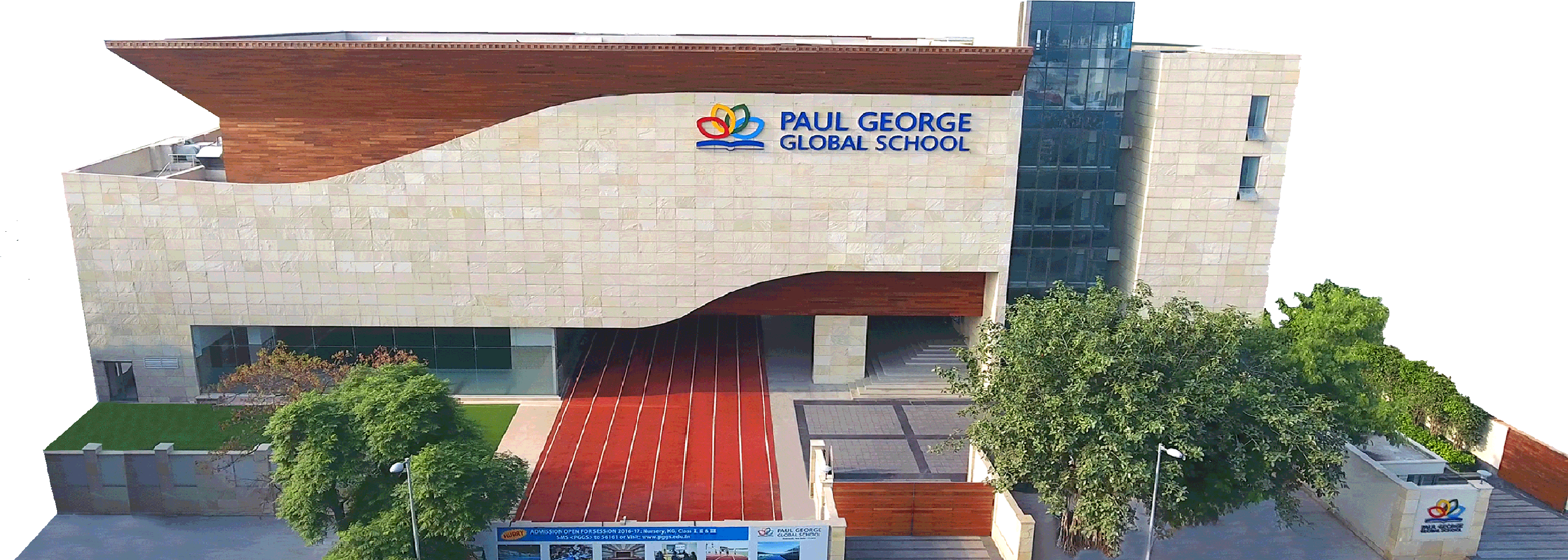 Commercial Building (3396x1272), Png Download