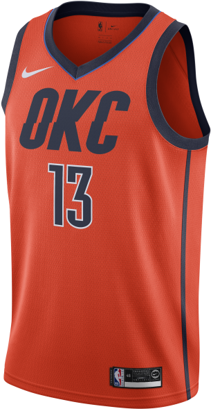 Nike 奧克拉荷馬雷霆隊 Earned Statement Edition Swingman Nba - Toronto Raptors Jersey Nike (620x620), Png Download