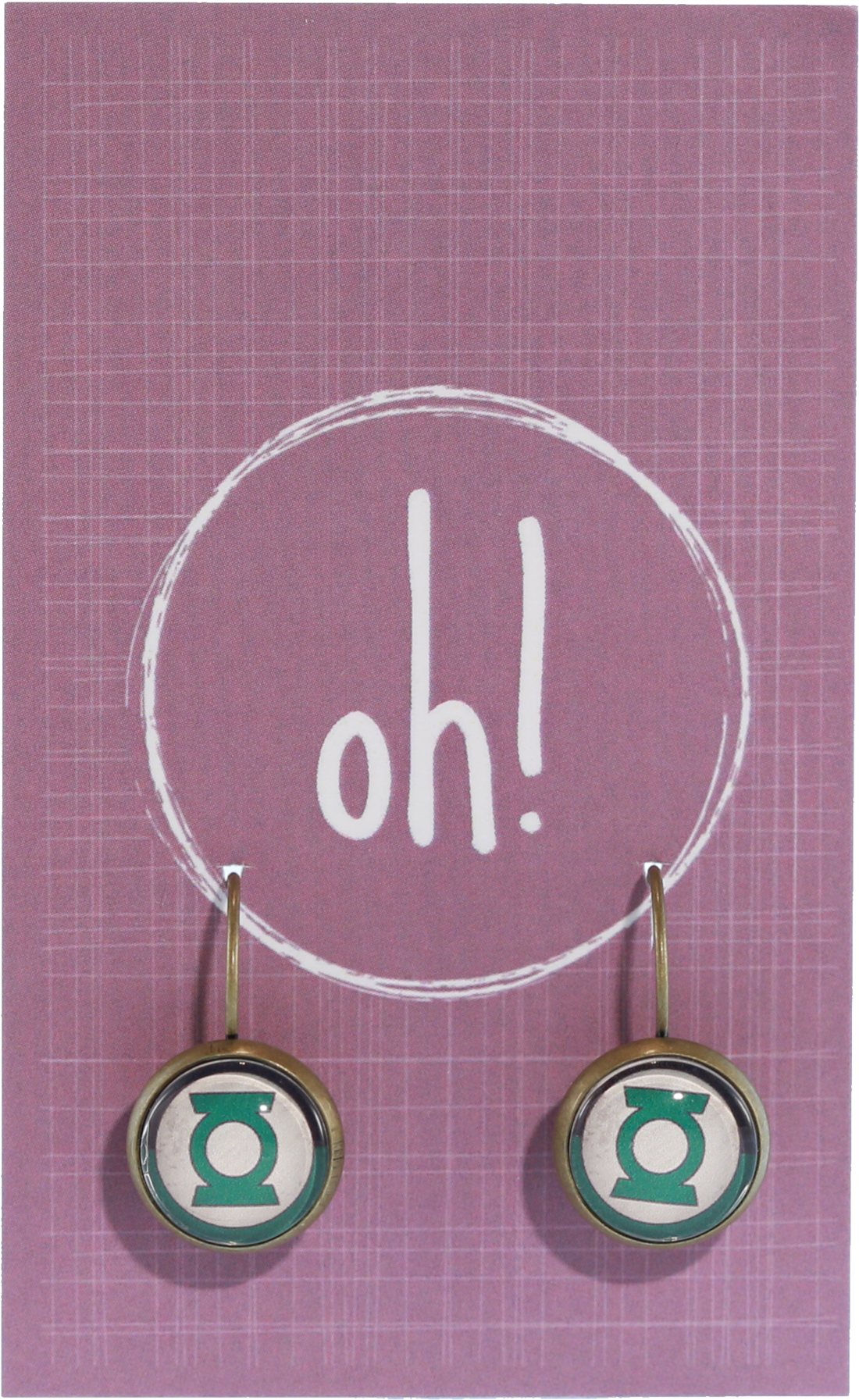 Green Lantern Earrings - Earrings (2048x2048), Png Download