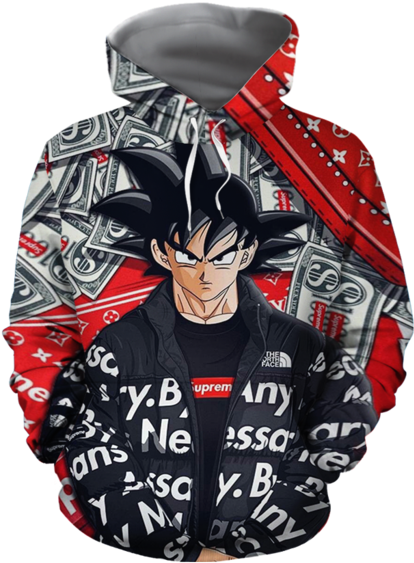 Download Supreme And Louis Vuitton Black Hoodie PNG Image with No  Background 