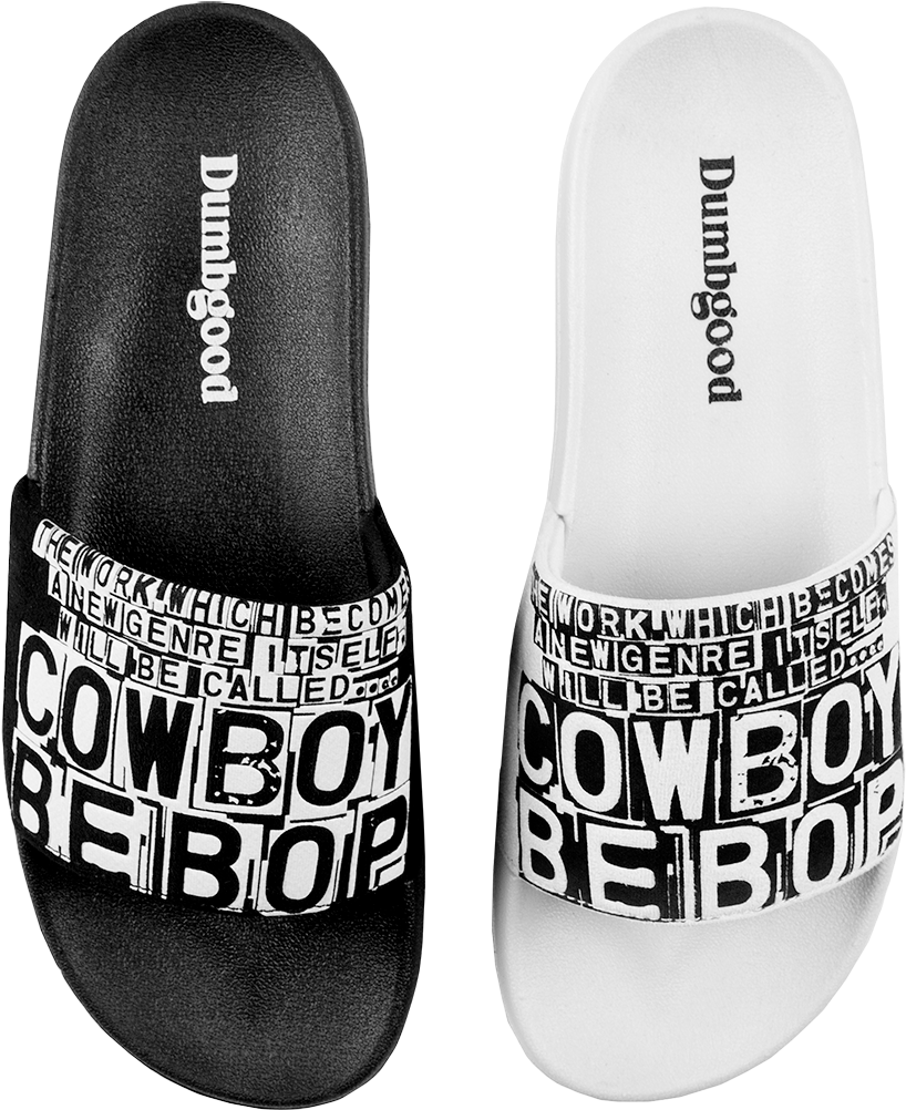 Cowboy Bebop Mismatched Ransome Slides - Flip-flops (1500x1500), Png Download