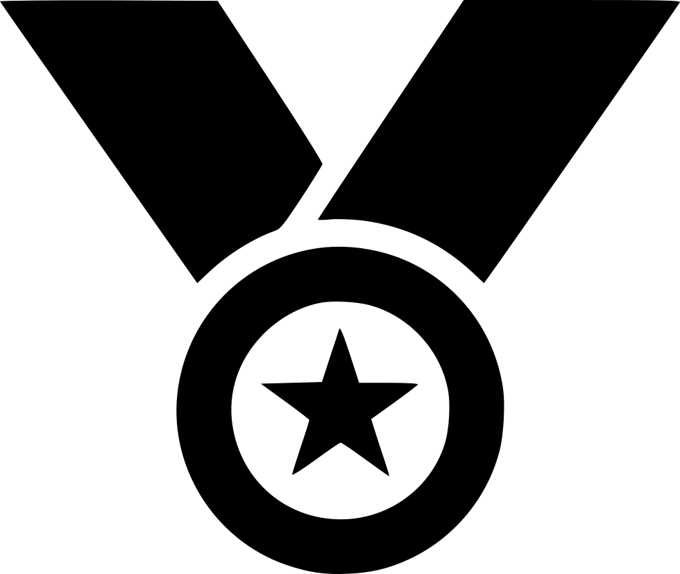 Null - Award Medal Icon Svg File (980x828), Png Download