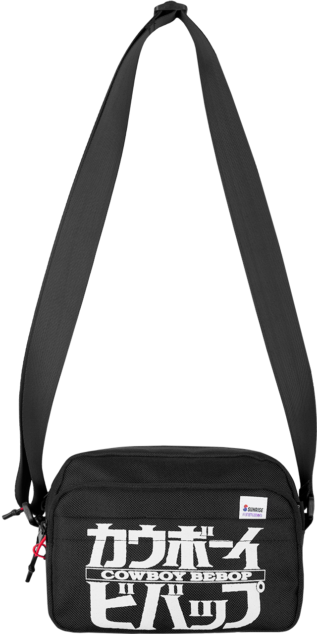 Cowboy Bebop Black And White Crossbody Bag - Shoulder Bag (1500x1500), Png Download