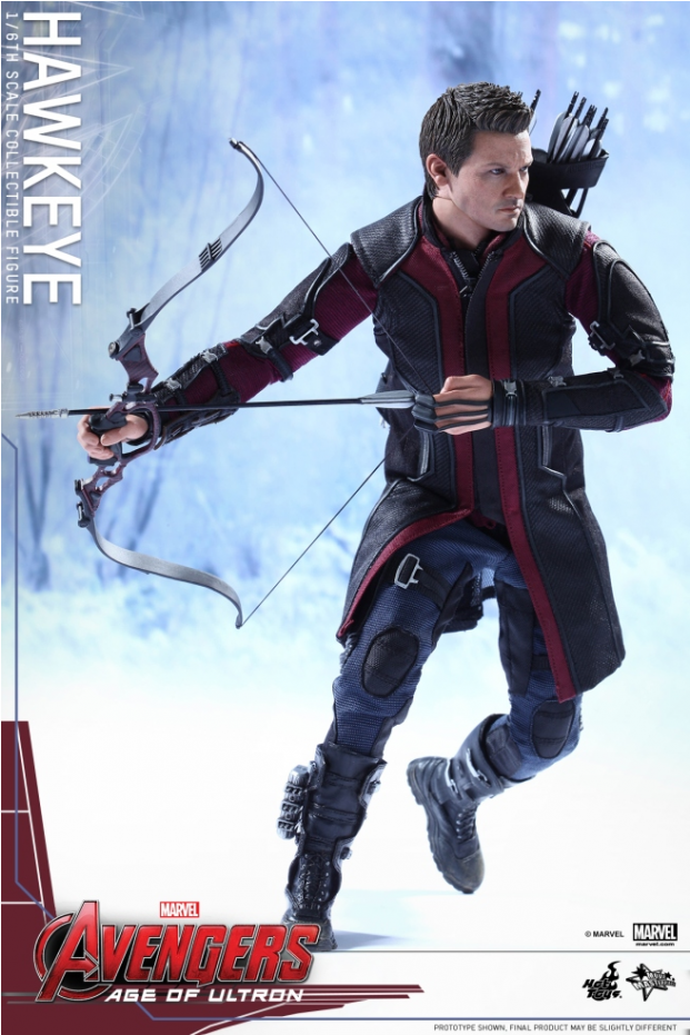 Code - - Hot Toy Hawkeye (930x930), Png Download