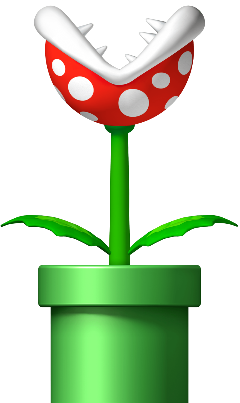 This Png File Is About Games , New Super Mario Bros - Planta Carnivora Mario Bros (800x1374), Png Download